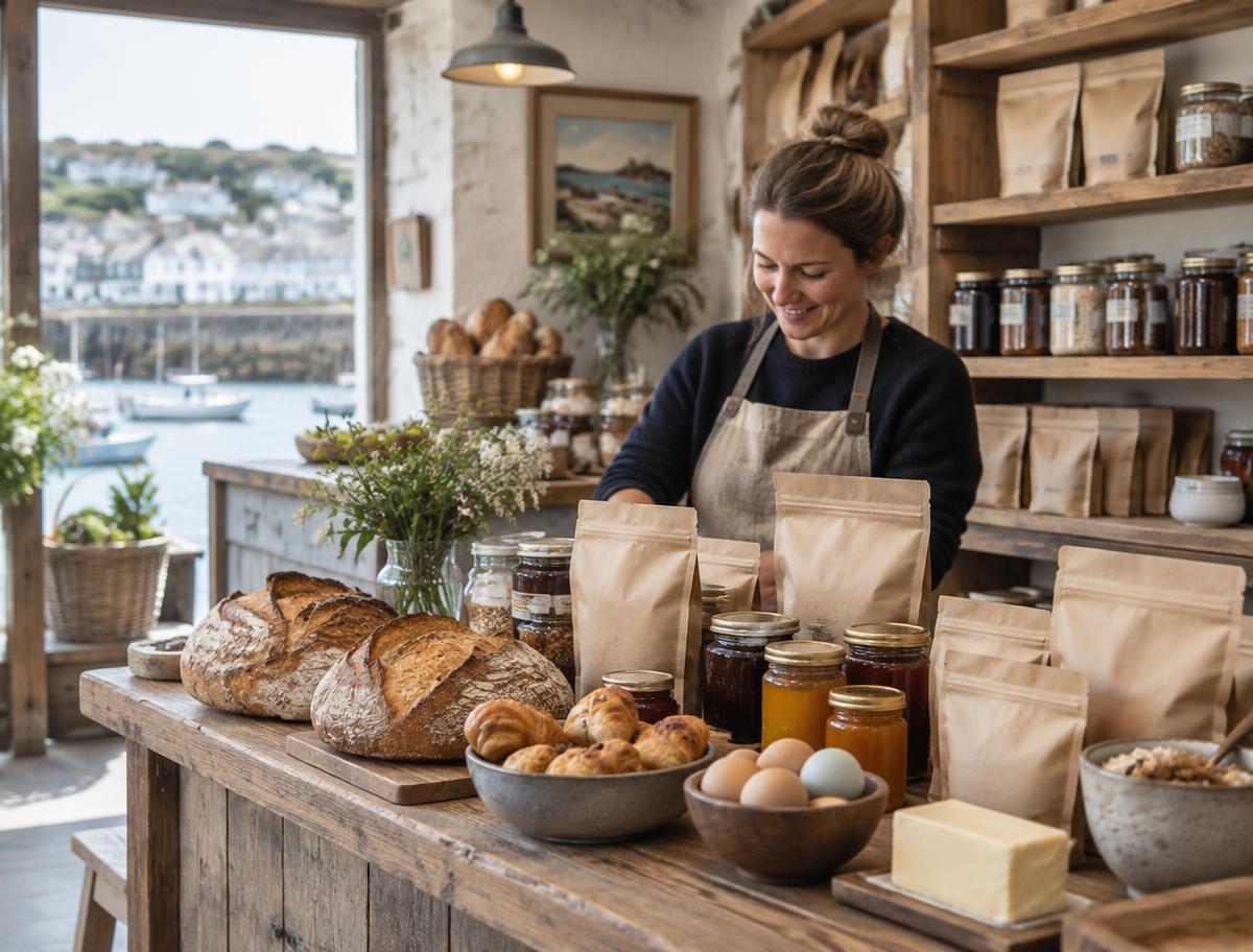 Hugo's Breakfast products displayed by an independent stockist